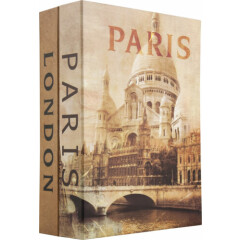 Barska Paris and London Dual Book Lock Box with Key Lock CB12470
