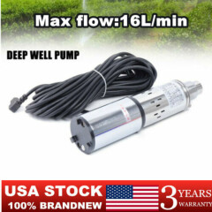 48V Solar Power Water Pump Farm Submersible Pump Stainless Steel 280W 60m lift