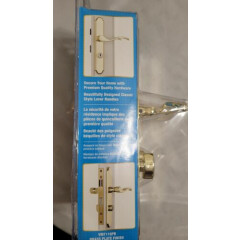 Storm Door / Keyed Locking adjustable Mortise Lever / Brass / 2 keys included