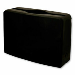GEN Countertop Folded Towel Dispenser 10.63" x 7.28" x 4.53" Black 1607