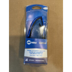 Miller Safety Glasses - Blue Frame / Shade 3 Lens - 235661