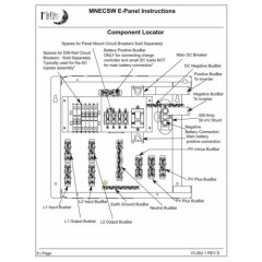 MidNite Solar MNSW4024 Pre-Wired Off-Grid Inverter System