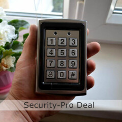 Metal125KHz RFID Card and Password Door Access Control Keypad with Backlight