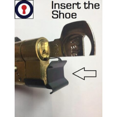 Locksmith pinning shoe for 5 pin Euro cylinders 1st P&P
