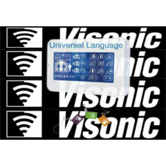 Visonic KP-160 White Touch Screen Keypad Proximity Reader PowerMaster Alarm