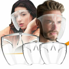 2-10PCS Face Shield Protective Face Cover Transparent Glasses Visor Anti-Fog NEW