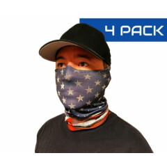 USA Flag Face Mask/Gaitor (Pack of 4)