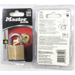 2 Master Lock 140D 7/8in 22mm 1-19/16in 40mm Padlocks New Sealed Pry Resistant