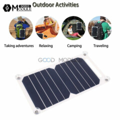 5V 10W Portable Solar Power Charging Panel USB Charger for Samsung IPhone Tablet