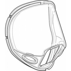 Allegro 9901 Full Face Mask Replacement Lens 
