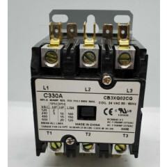 Air Conditioner Contactor Packard C330A Three 3 Pole 30 Amps 24 Volts