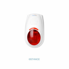 Wireless Flash Siren Outdoor&indoor Red Led Light 110dB for HOMSECUR Alarmsystem