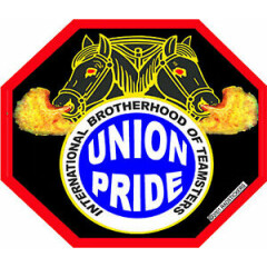 Union teamster sticker, CT-4