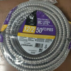 AFC Cable Systems 12/2 x 50 ft. Solid MC Lite Cable