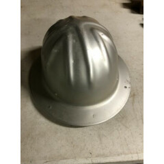 Vintage Mine Safety Appliance Co. McDonald T aluminum hard hat no liner