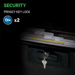 Sentry Fire Chest Fireproof Lock Box Hidden Money Cash Document Media Gun Safe