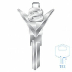 V8 3D Uncut House Keys Lockwood & Gainsborough - Limited Stock Available
