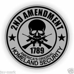 2nd Amendment Hard Hat Decal / Sticker Window Stealth Label Tactical Black Ops