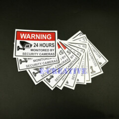 30PCS WARNING SIGNS 24 HOUR VIDEO SURVEILLANCE SECURITY SIGN - CCTV CAMERA SIGN