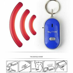 Lost Key Finder Whistle Beeping Flashing Locator Remote keychain LED Sonic torch