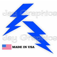 Hard Hat LIGHTNING BOLT Stickers | Bad Ass Electrician Voltage Volt Decals | USA