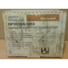 Honeywell DP 2030A 5004 Contactor 2 Pole 24 Vac New With Installation kits