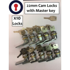 Lowe and Fletcher replacement Locks 22mm x 10 Locks 1st P&P