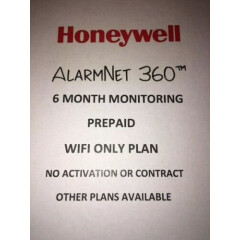 Used Honeywell L5100 Panel Kit + L5100-wifi Plus 6 Months wifi Alarm Monitoring