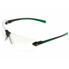 Encon Veratti 429 Safety Glasses Clear Anti-Fog Lens/ Green Frame ANSI Z87.1