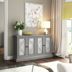 Classic Flame Living Room Sideboard With Frosted Glass Doors OT6548-PG22