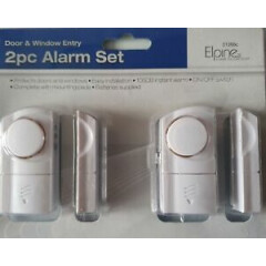 2 X EASY TO FIT WIRELESS DOOR / WINDOW / HOME / SHED / GARAGE ETC ALARMS