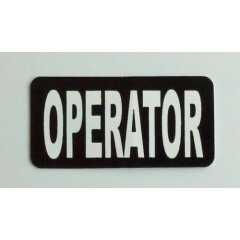 3 - Operator Dozer Construction Crane Hard Hat Oil Field Tool Box Helmet Sticker