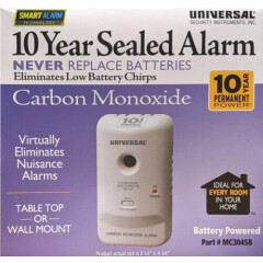 Carbon Monoxide Detector Alarm Battery-Operated 