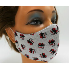 Train Engine Print Washable Cloth Face Mask, Reusable Cotton Facial Cover Travel