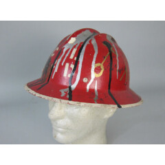Vintage Ed Bullard SF Hard Boiled Safety Hard Hat Full Brim Complete L
