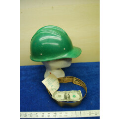 1961 Vintage E.D. Bullard 502 Steelworkers Green Hard Boiled Safety Hard Hat NOS