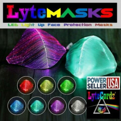 LYTEMASK - Light Up LED Colorful Glowing Mask - Face Protection Mask Cover