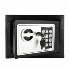 STARK Digital Electronic Safe Box Keypad Lock Home Office Hotel Gun Steel Black