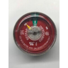 NEW 100 PSI GAUGE REPLACEMENT WATER PRESSURE H2O FIRE EXTINGUISHER