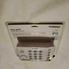 Iris Key Pad Panel Control New Old Stock Speaker Siren PIN Mounting Hardware 