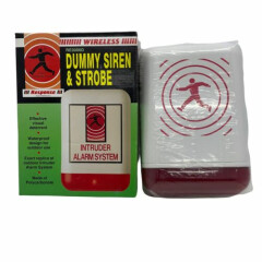 Dummy Siren & Strobe Intruder Alarm System