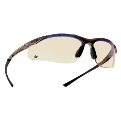Bolle Contour CONTESP Safety Glasses Clear + Microfibre bag blue filter lens