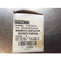 Fasco H230A 2 Pole 30A Definite Purpose Contactor (24V)