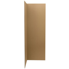 4 ft. Tall Brown Cardboard Room Divider