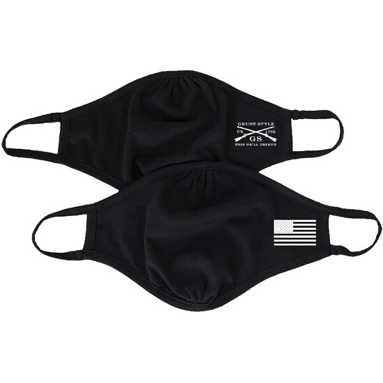 Grunt Style Assaulting Flag Reversible Face Mask - 2-Pack image {2}