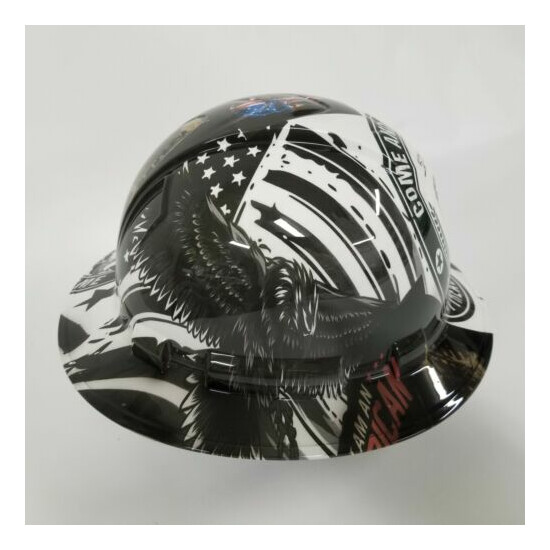 NEW FULL BRIM Hard Hat custom hydro dipped COME AND TAKE IT DONT TREAD ON ME  image {4}