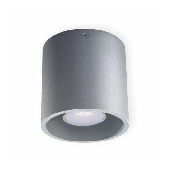 Premium ALGO Ceiling Mounted Light Spotlight Aluminium LED Spot Lamp GU10 Round image {4}