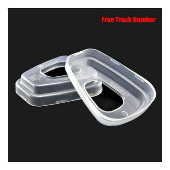 2 x 501 Filter Retainer cover for 6200 6800 7502 Respirator Facepiece gas mask image {3}