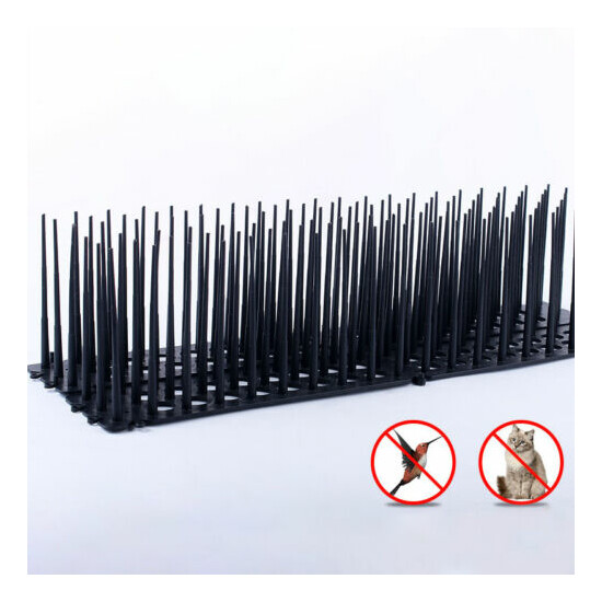 2Pcs Bird Fence Cat Fence Wall Spikes For Keep Off Birds Anti Pest Cont JDYHA7 image {1}