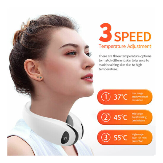 8000mAh Rechargeable Mobile Power USB Neck Protector Hanging Neck Hand Warmer WH image {5}